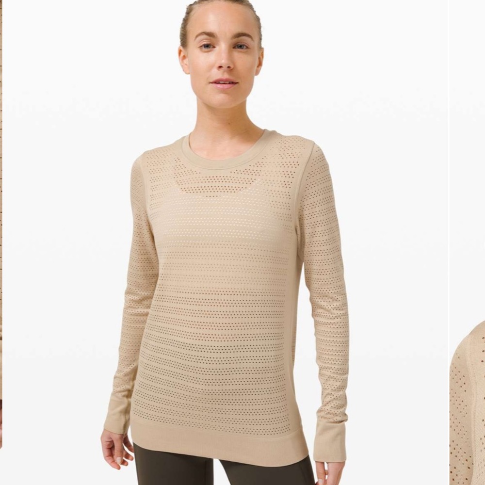 lululemon Swiftly Breathe Long Sleeve trench 6